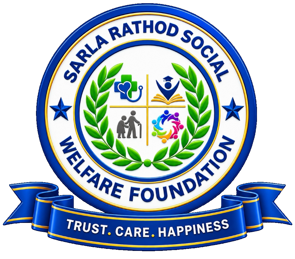 Sarla Rathod Social Welfare Foundation Logo